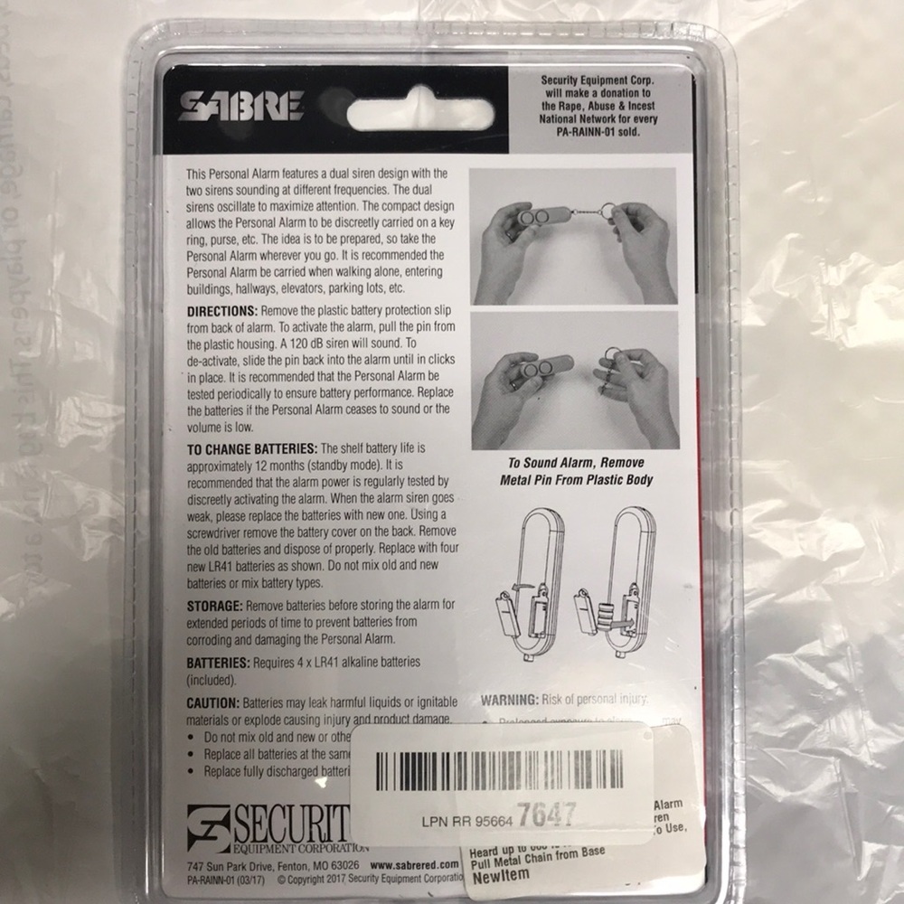 Alarm key ring - Picture 2 of 8